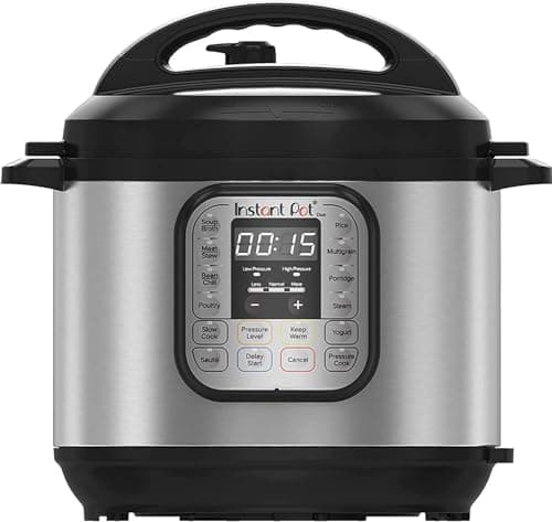 Instant Pot DUO6, 1000W 7-in-1 Smart Multi Cooker, 5.7L Electric Pressure Cooker, Slow Cooker, Rice Cooker, Sauté Pan, Yoghurt Maker, Steamer and Food Warmer, 12 Month Warranty