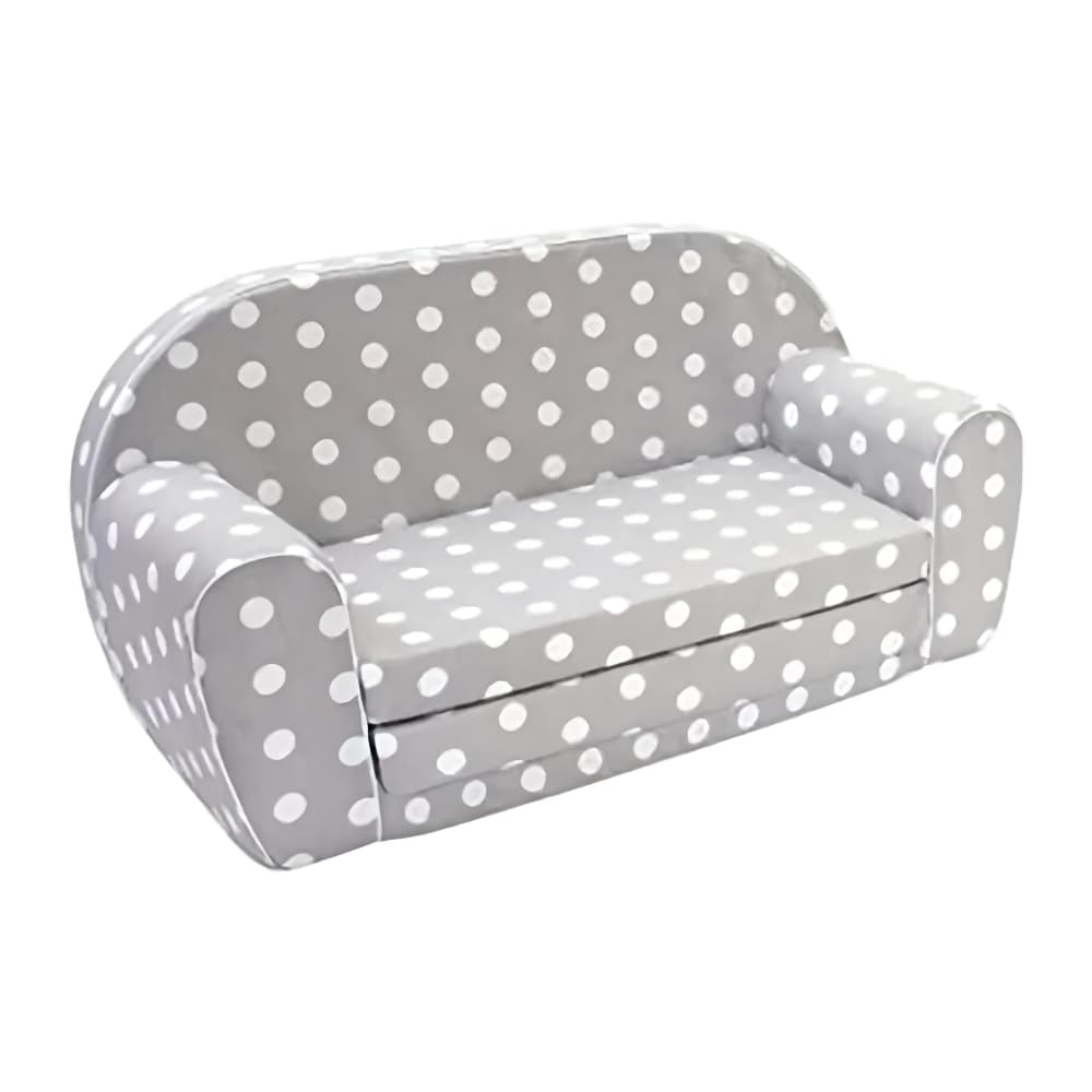 DELSIT Sofa Bed - Grey with Polka Dots