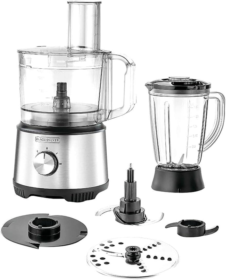 Black & Decker FX825 Food Processor - 800 Watt - 24 Functions
