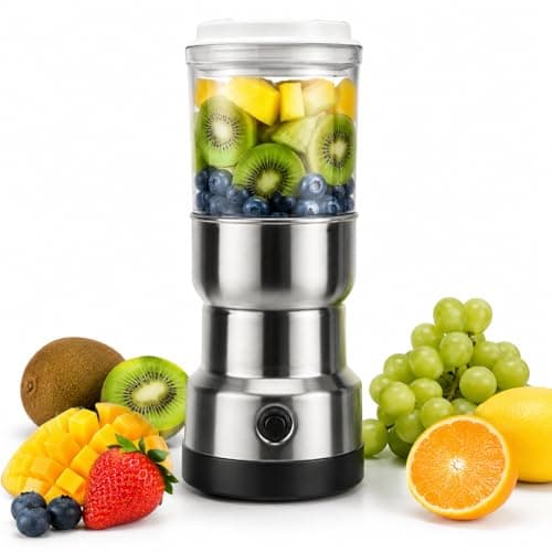 Coffee Grinder, Juicer, Blender smoothy, Push switch 2 in 1 Multifunctional, stainless steel blade, jar 350ml + 200ml, premium quality 300 watt