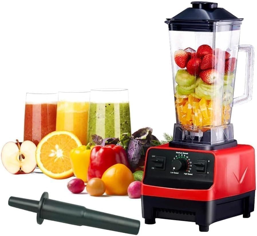 Heavy Duty Blender, 4500 Watts, 2.5 L and 1 L Jar, Professional and Home Use, Ice Smoothies Crusher, Food Processing, 15 Speed, Multifunctional Mixer