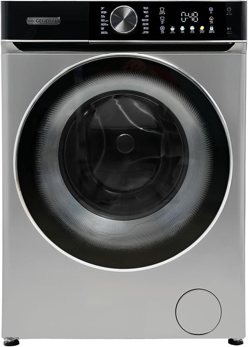 Unigeneral 7kg Front Load Washing Machine White 15 Wash Programs Auto Balance Load Detection Intelligent System Variable Spin Temperature 3 Year Warranty Ug Nwm7bld W