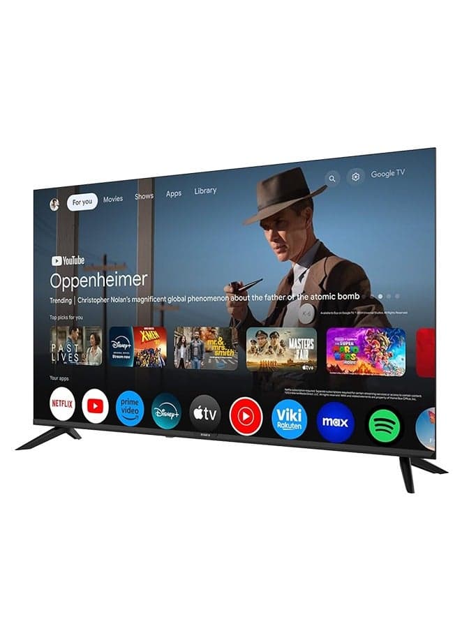Evvoli 4k Uhd 50 Inches Led Smart Tv Google Tv Dolby Audio 5g Wifi 50uh680g Black