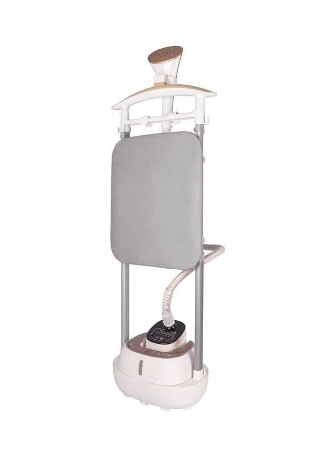 Evvoli Digital Garment Steamer With Ironing Board Touch Control 6 Stage 2 0 L 2000 0 W Evir Gs2000g White rose Gold