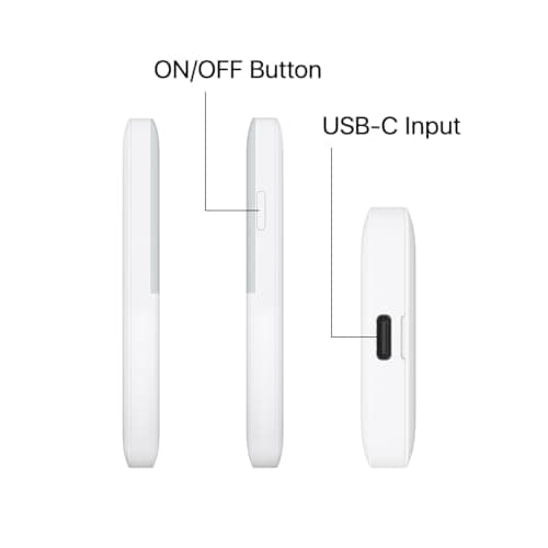 Huawei 2024 E5586 4G LTE Cat4 195Mbps WiFi N300Mbps Router with SIM Portable Rechargeable Battery Easy Setup Connect 16 Devices Regular Security Updates