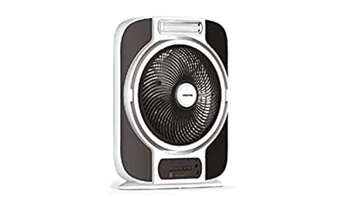 Geepas GF989 12'' Rechargeable Box Fan | 40 hours working | 16 Pcs Hi-Power SMD LED Light - USB Fan for Office, Home & Travel Use - 2 Year Warranty