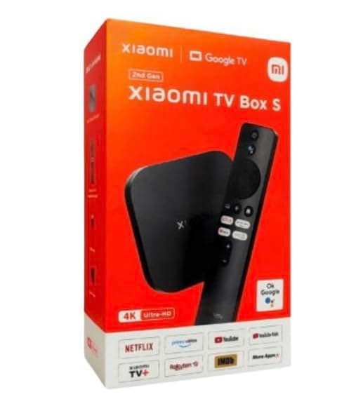 Xiaomi Mi Box S (2nd Gen) with 4K Ultra HD Streaming Media Player |Dual Band Connectivity |Google TV And Google Assistant & Remote Supported - Black