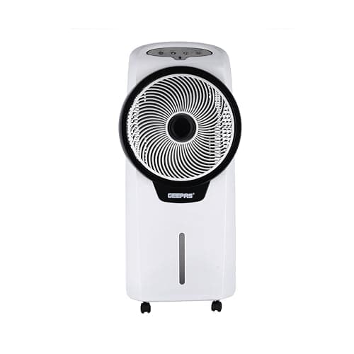 Geepas GAC9580 High Speed Rechargeable Air Cooler Portable 3Speed Swing Function Air Conditioner for Room, Office, Kitchen and More 2 Years Warranty