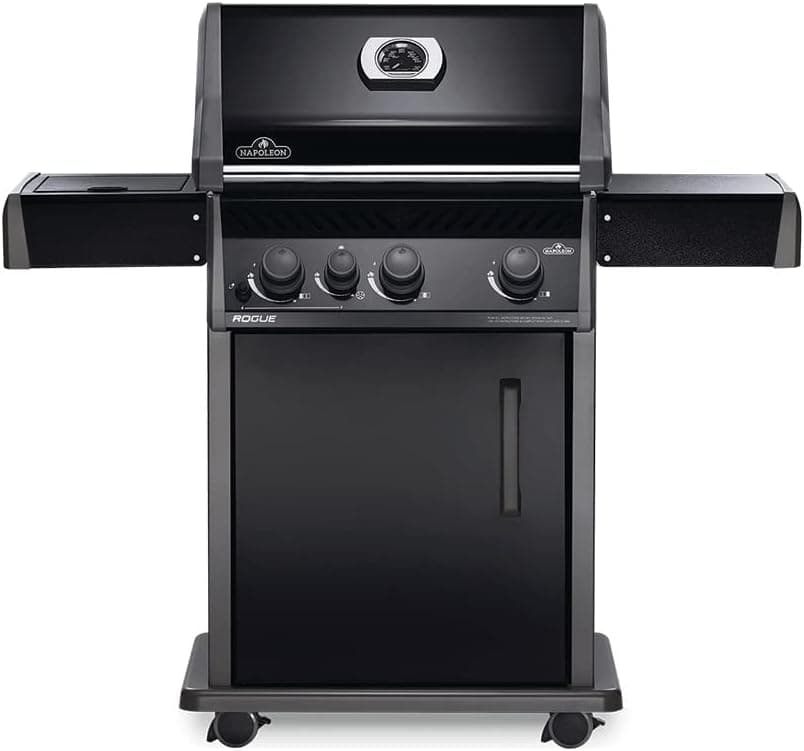 Napoleon Legend 425 Propane Gas Grill with Range Side Burner, Black
