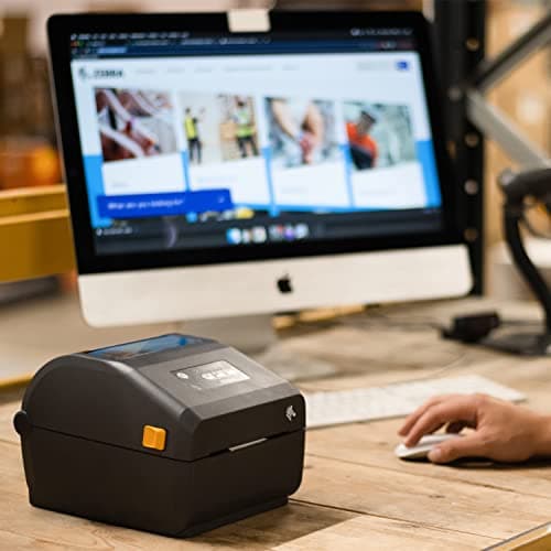 Zebra Technologies Zd421 Direct Thermal Printer 203 Dpi Usb Usb Host Modular Connectivity Slot Btle5 Suitable For Logistics Manufacturing Retail And Healthcare Applications