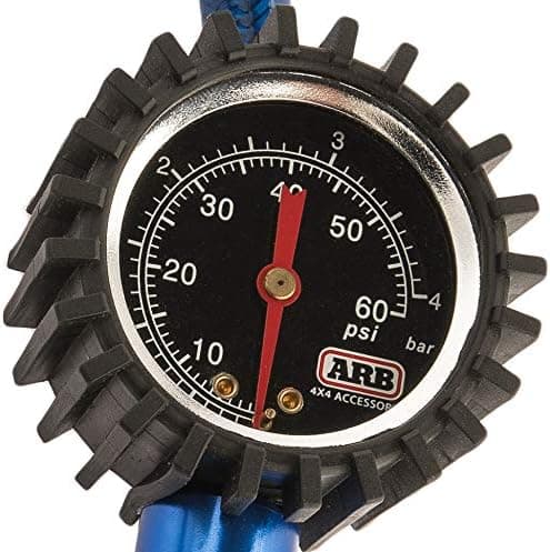 ARB ARB605A Tire Pressure Monitor Inflator and Deflator with Analog Gauge and Flexible Hose in Blue