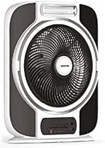 Geepas GF989 12'' Rechargeable Box Fan | 40 hours working | 16 Pcs Hi-Power SMD LED Light - USB Fan for Office, Home & Travel Use - 2 Year Warranty