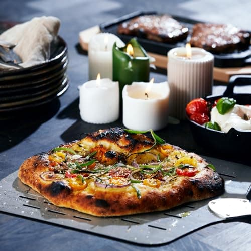 Cozze Cordierite Pizza Stone 42 5 X 42 5 Cm 1 0 Cm Thickness Fits 17 Pizza Oven Lfgb Approved