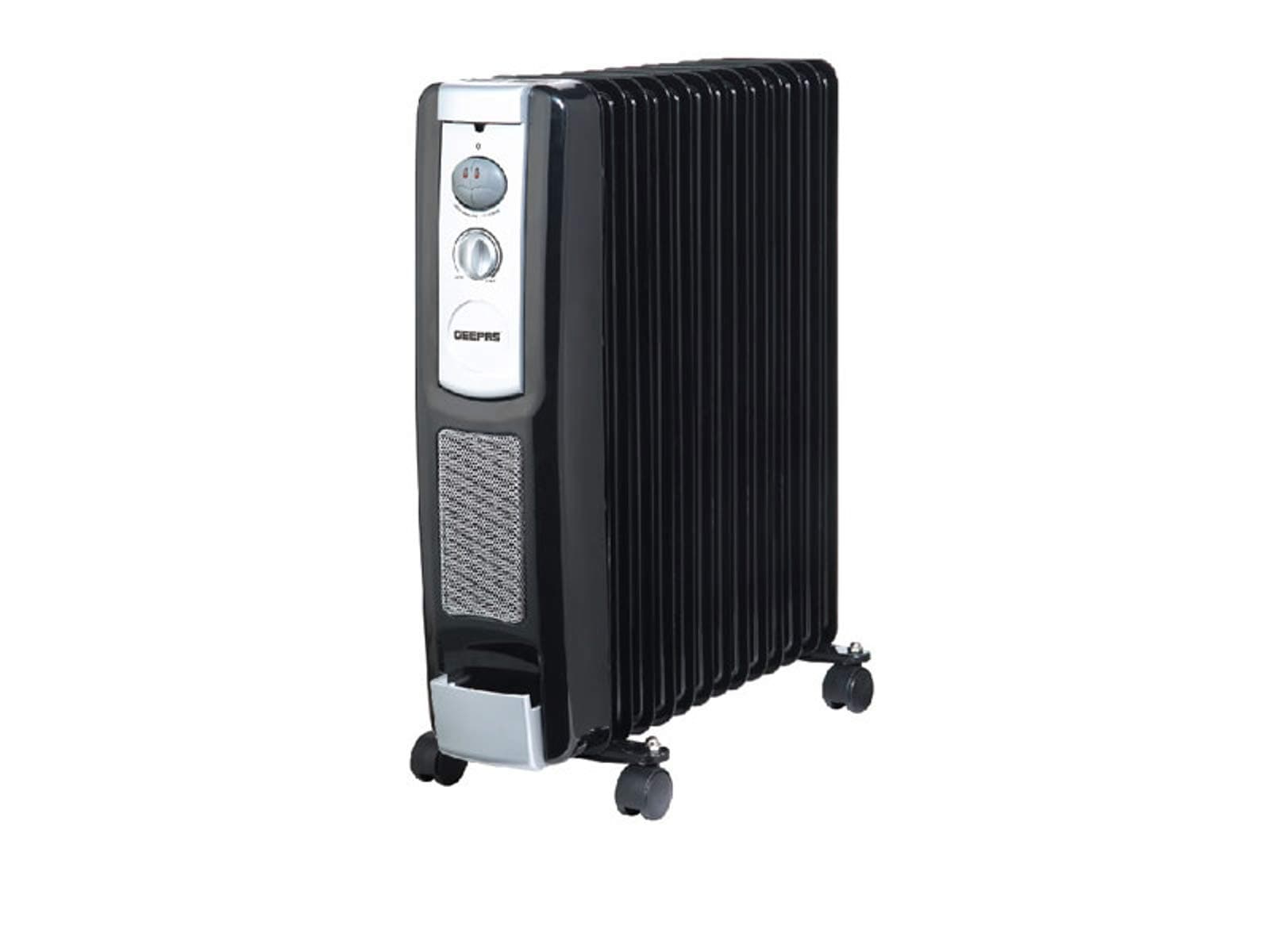 Geepas 9102 13 Fins Oil FilLED Radiator Heater with Fan