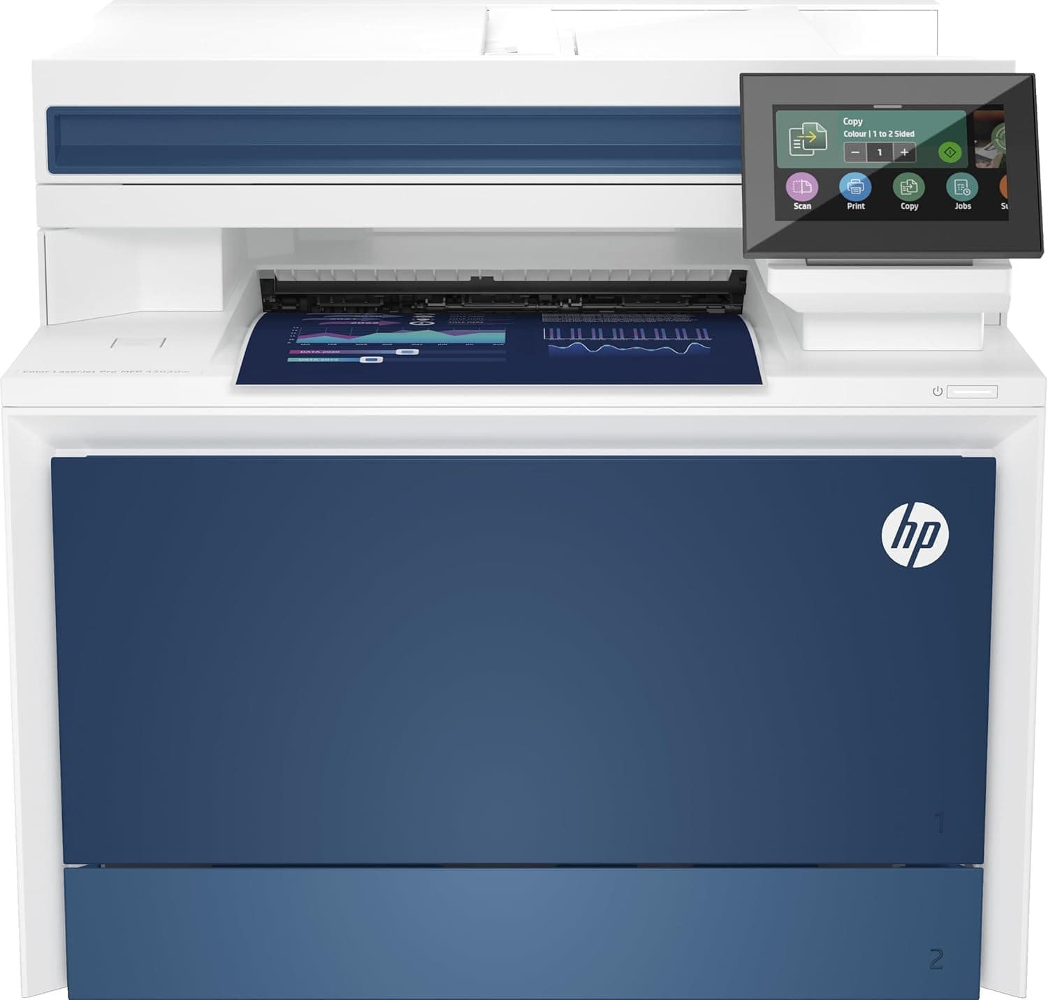 HP 4303DW Colour LaserJet Pro A4 Colour Laser Multifunction Printer, 5HH65A, Multicolour