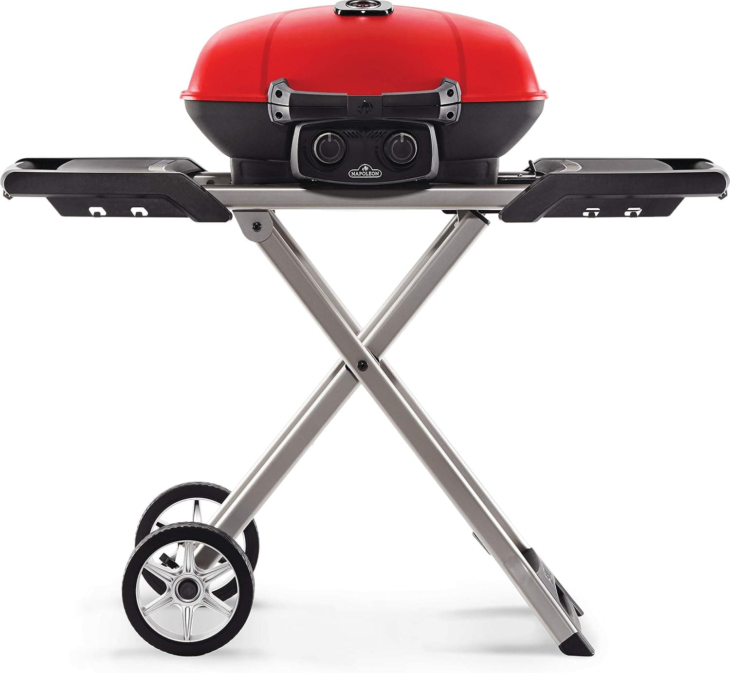 Napoleon TravelQ TM 285w/ Scissor Cart and Griddle/RED OR BPK
