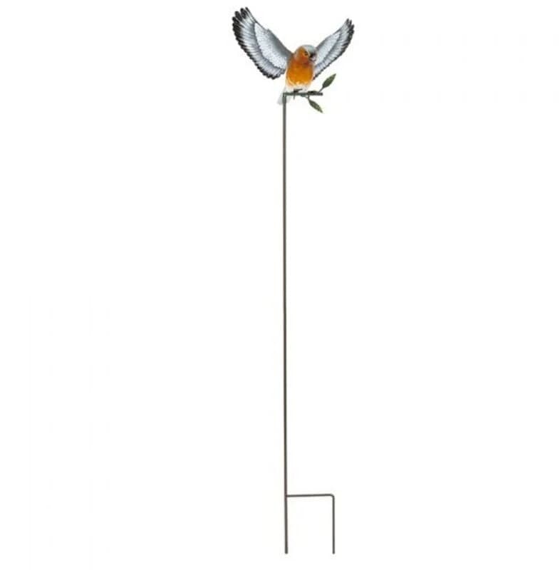La Hacienda - Metal Inquisitive Blue Tit on Stake