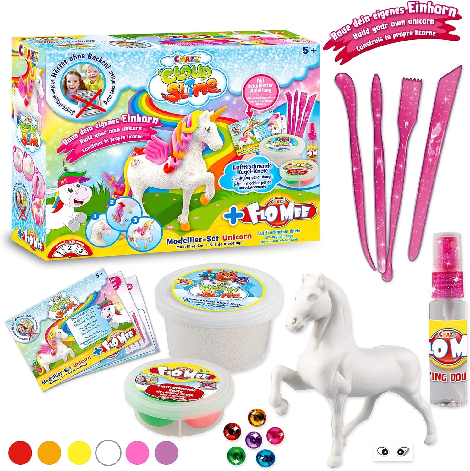 Craze Cloud Slime Meets Flo Mee – Unicorn Set
