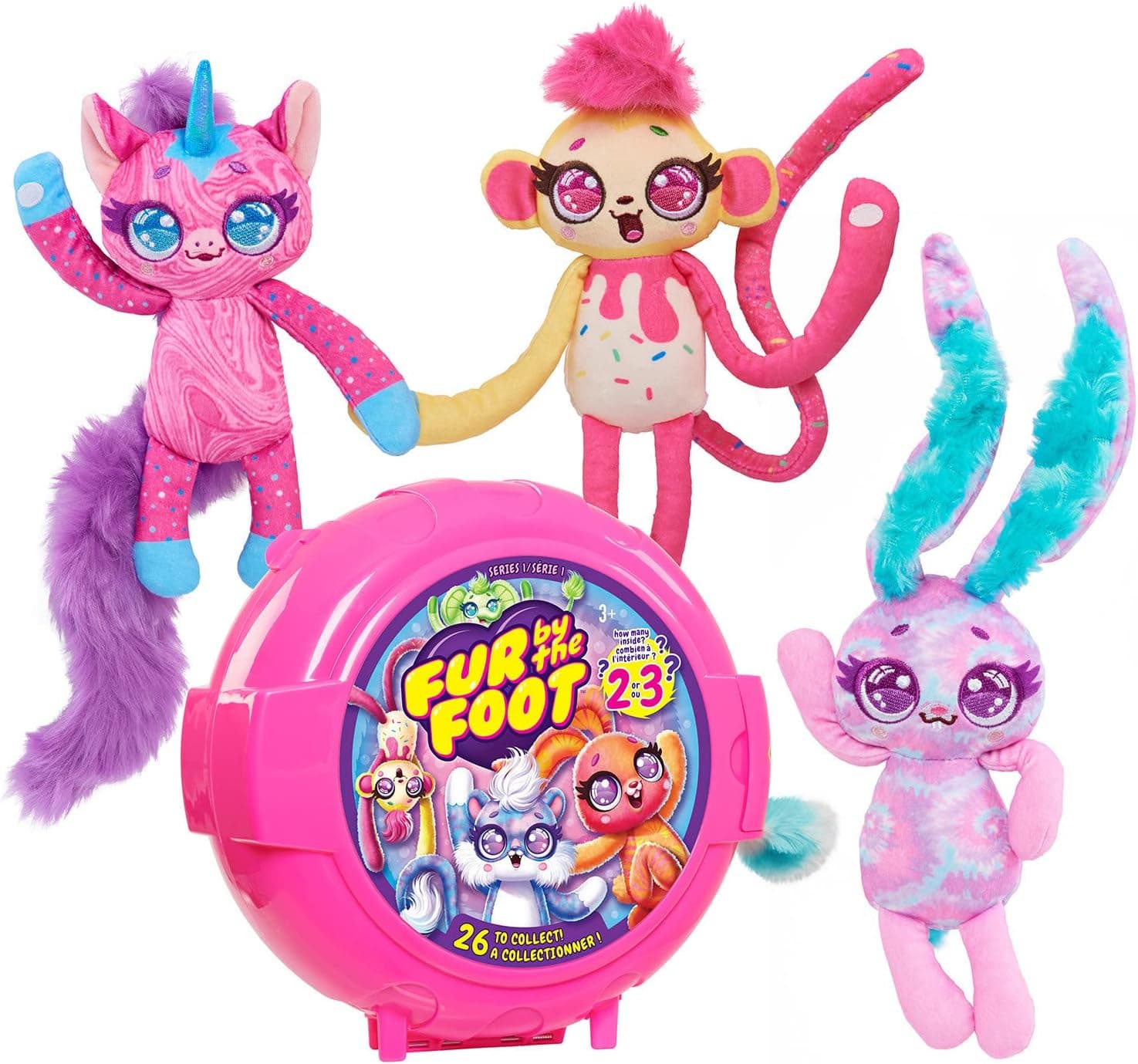 Just Play Fur by The Foot Bubblegum Bestie Set