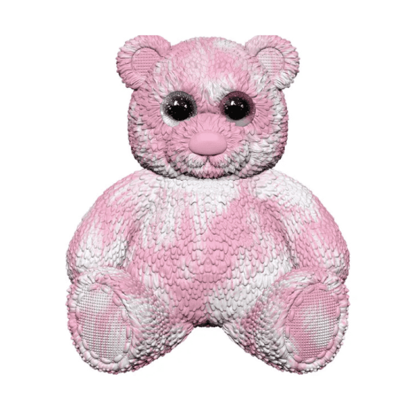 Soft T Open Display Box Packing Bear Toy – Pink
