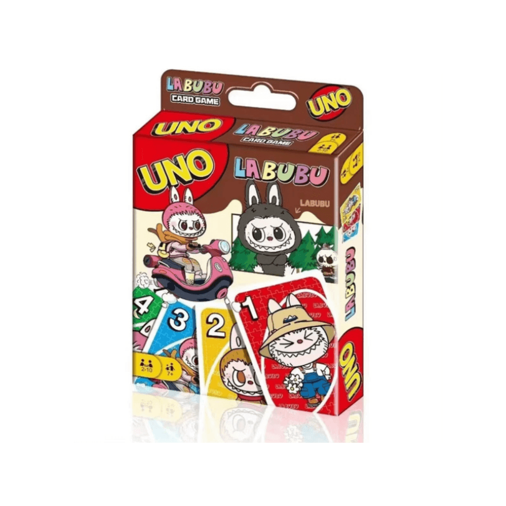 UNO Labubu Family Card Game – Cute Collectible Party Card Game