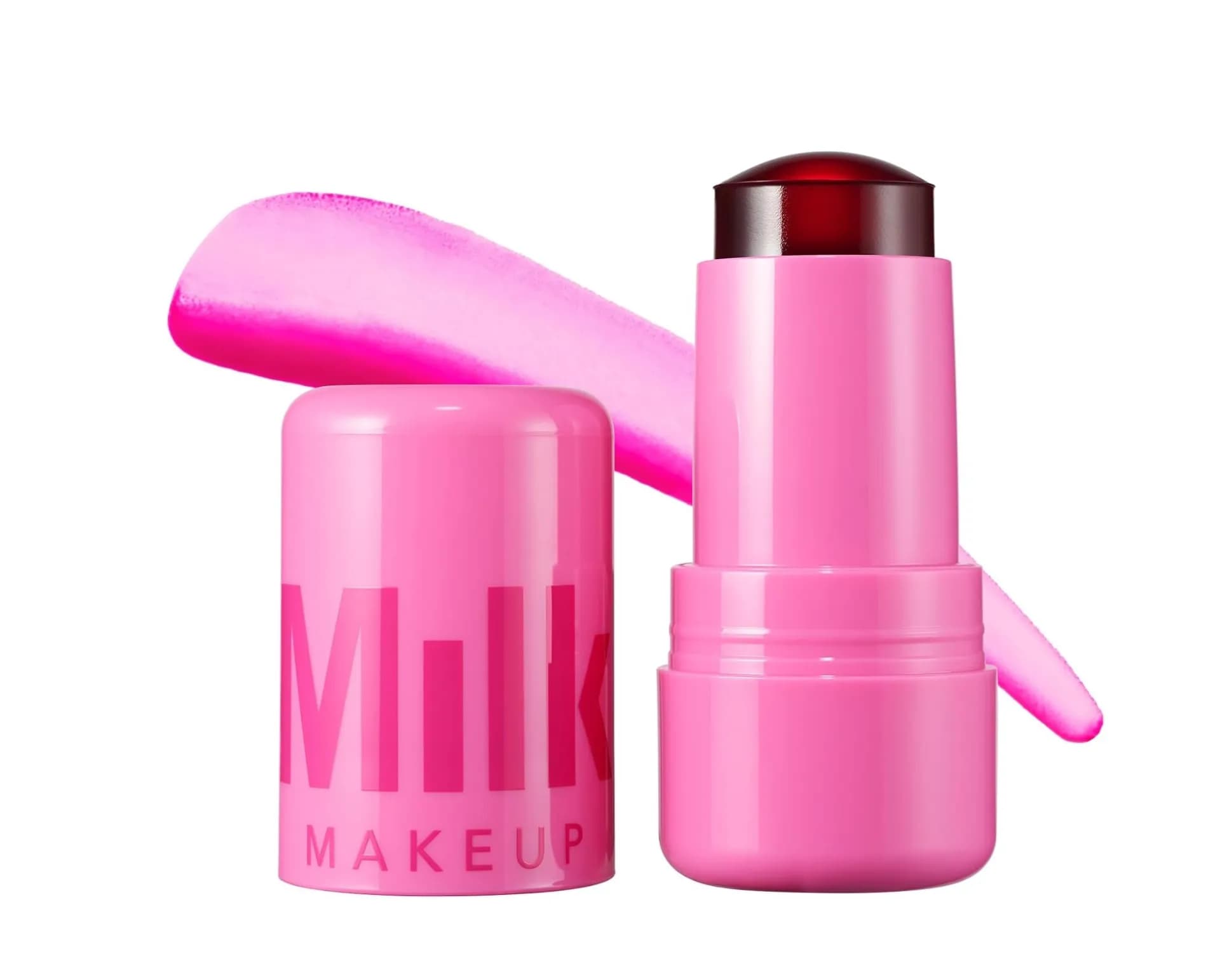 Milk Makeup Cooling Water Jelly Tint Lip & Cheek Blush Stain – Burst Poppy Pink | Authentic & Original, Lightweight, Long-Lasting Natural Glow