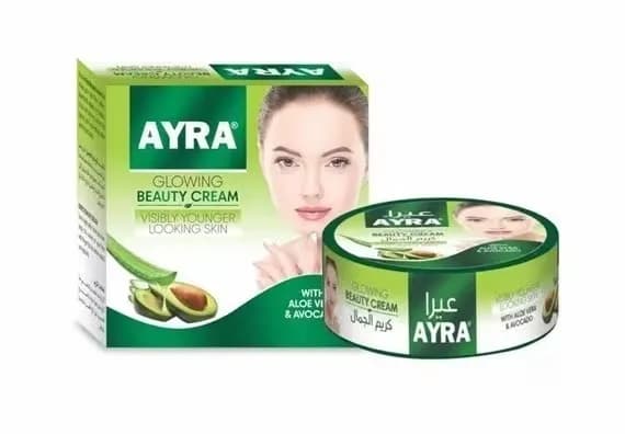 Ayra Glowing Beauty Cream – Triple Action Moisturizing & Nourishing Facial Skincare – Night Face Cream for Soft, Smooth & Radiant-Looking Skin