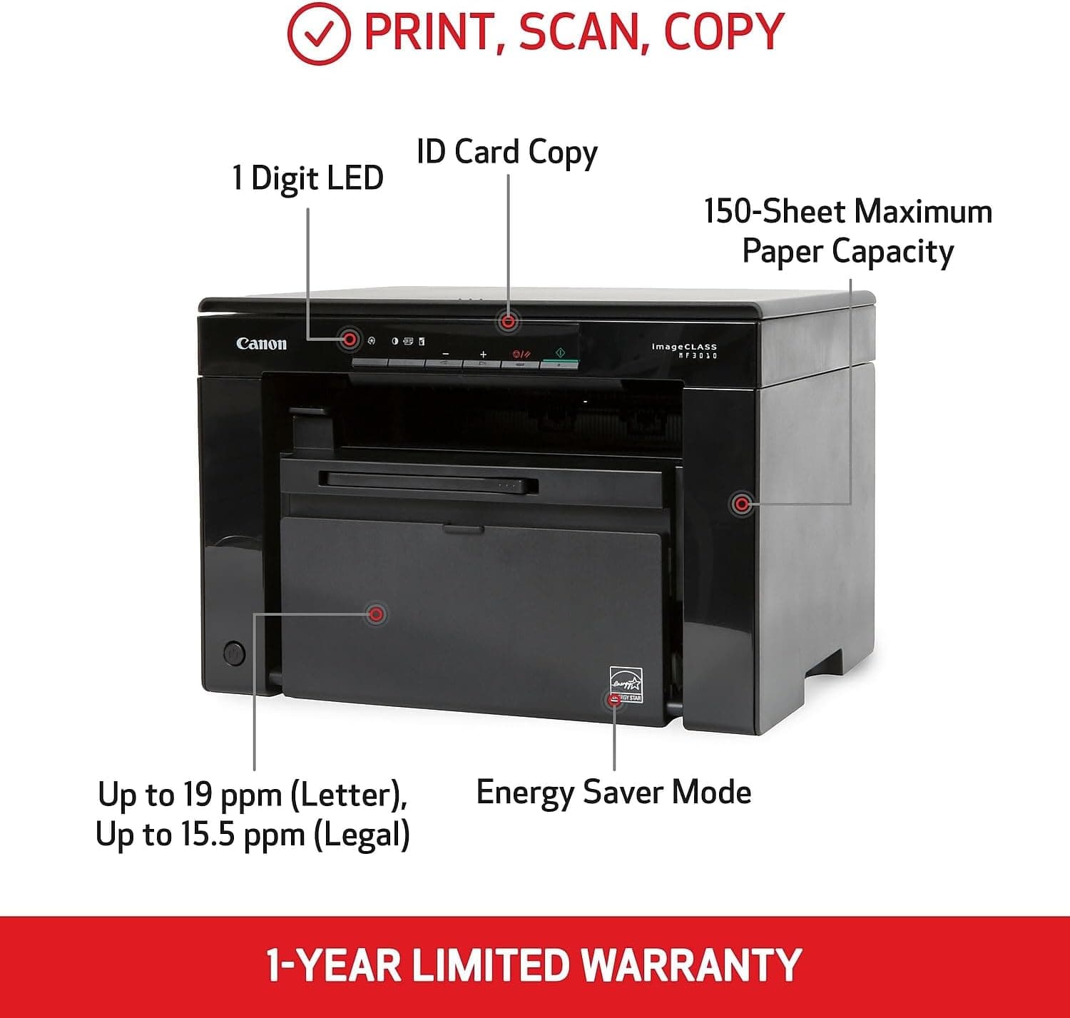 Canon Printer Imageclass MF3010