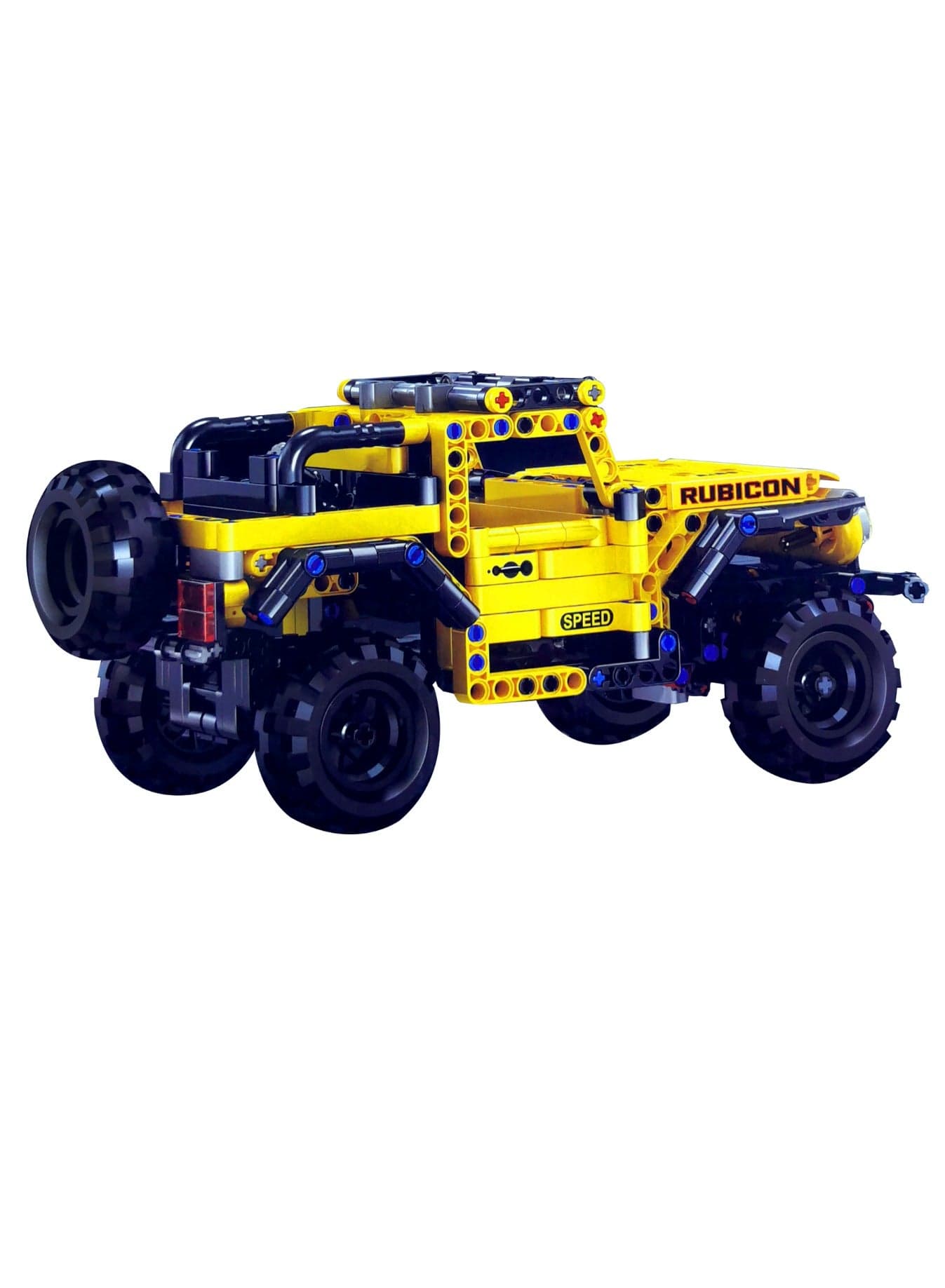 Off Road Wrangler Pickup Car Moc Technique Building Blocks Set And Engineering Toy Model collectible Jeep Model Cars Kits For Adult And Kid 582 Pcs Blocks Db 0135