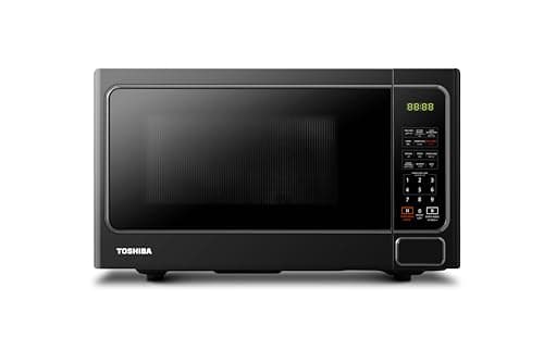 TOSHIBA Microwave Oven with Grill 34L 1100 Watts Grill Power, 1500 Watts Microwave Power, 10 Power Levels,7 Auto Cooking Menu, Defrost By Weight & Time, Qucik Start-MM-EG34P(BK)-Black
