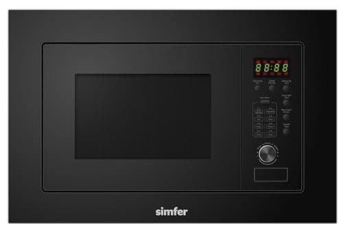 Simfer MD2890 900W Built-in Microwave Oven, 28 Liter Capacity, Black