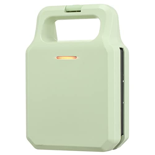 Mini sandwich Maker, Waffle Maker Panini Press Breakfast Sandwich Maker Grilled Cheese Maker Machine Kitchen Appliances Camping 600W, Lunch, Snack,Desserts Green