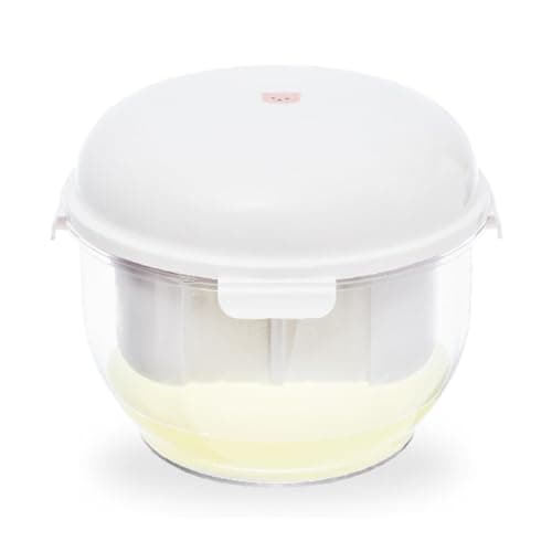Azonee Greek Yogurt Maker With Ultra Fine Mesh Strainer Basket, 1.7qt Thick and Creamy Greek Yogurt, High Protein Snack, Eco-Zen Material Container for Homemade Greek Yogurt (White)