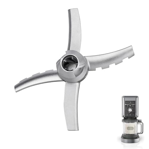 GreeSuit Blades Replacement for Ninja Deluxe NC501 Series Ice Cream Makers - Paddle Blade Replacement for Ninja Creamerizer NC500 NC501 NC500C NC501C NC501H - Stainless Steel