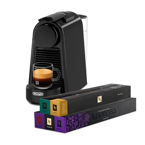 De'Longhi Nespresso Essenza Mini EN85.B Automatic Capsule Coffee Maker for Single Cup, Compact Design, 19 Bar Pressure, 1150 W, Black