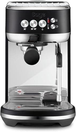 Sage - The Bambino Plus - Compact Coffee Machine with Automatic Milk Frother, Black Truffle - UAE Version, 2 Year Manufacturer Warranty