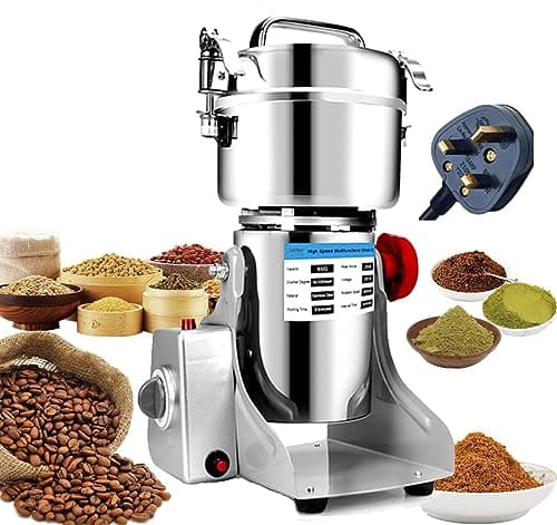 Arabest 800g 1800W Electric Grain Coffee Grinder,Superfine Mill for Herb/Spice/Nut/Cereal 30s Speedy Grinding with Overload Protection&5min Timer,Wheat Dry Food Coffee Machine,28000RPM
