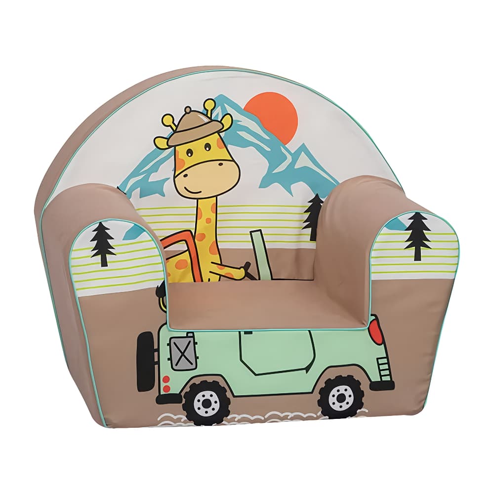 DELSIT Arm Chair Giraffe On Jeep