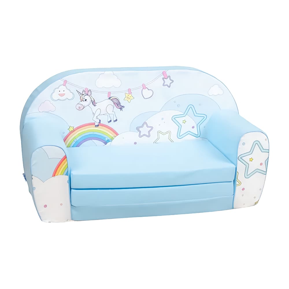 DELSIT Sofa Bed Unicorn - Rainbow