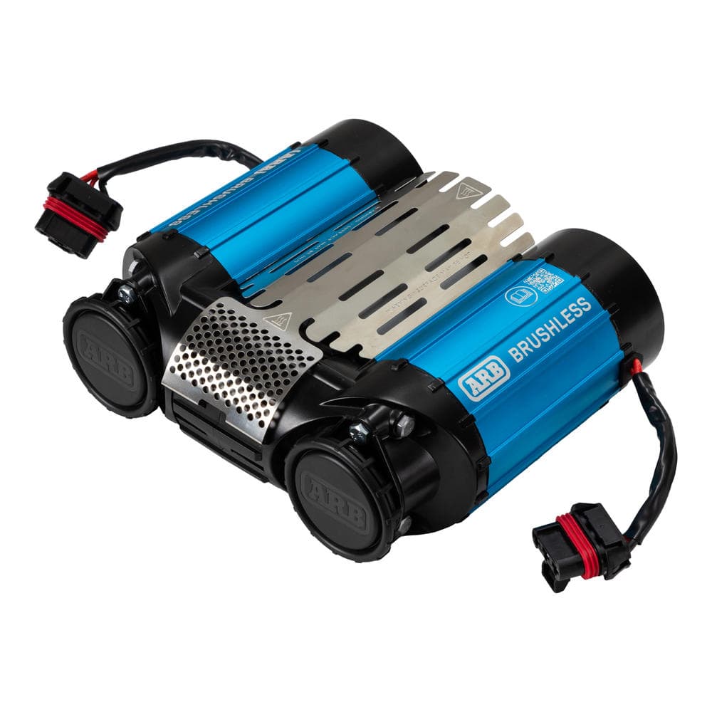 ARB CKBLTA12 12V Brushless Air Compressor Premium Twin Motor On Board boasts 1.5X in output
