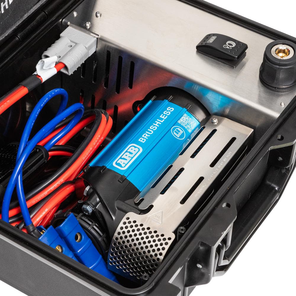 ARB CKBLP12 Brushless Air Compressor Premium Portable Motor boasts 1.5X in Output. Ideal for Faster tire Inflating time and 4x4 Off Road Adventures - 2025 Launched