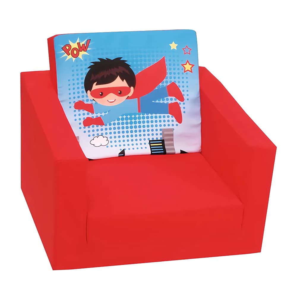 DELSIT Single Sofa - Super Hero Red