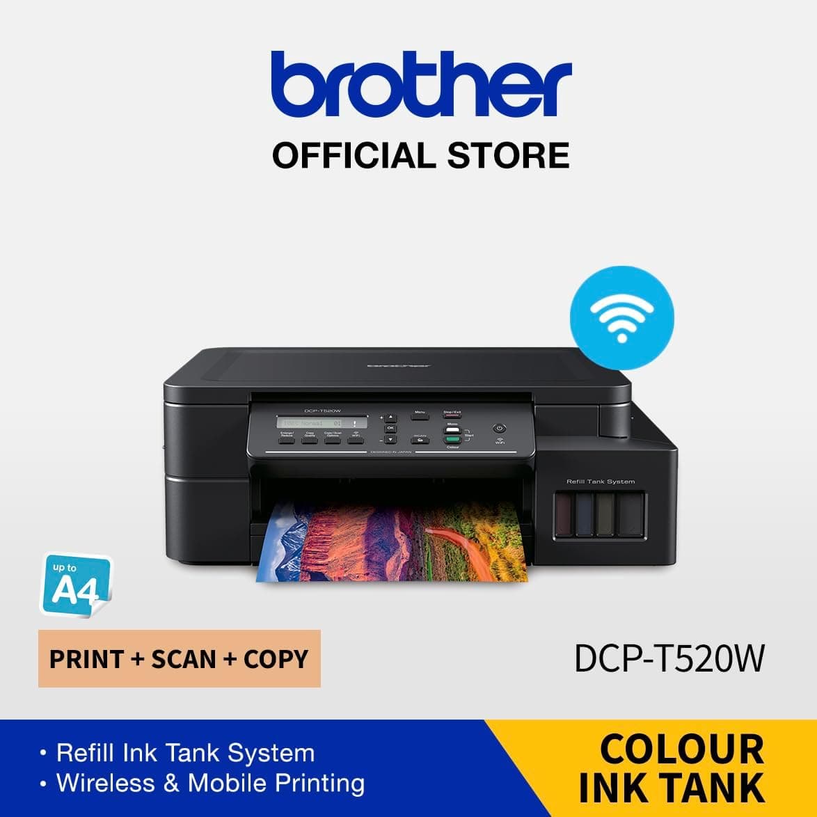 Brother Printer Inkjet Color DCP-T520W