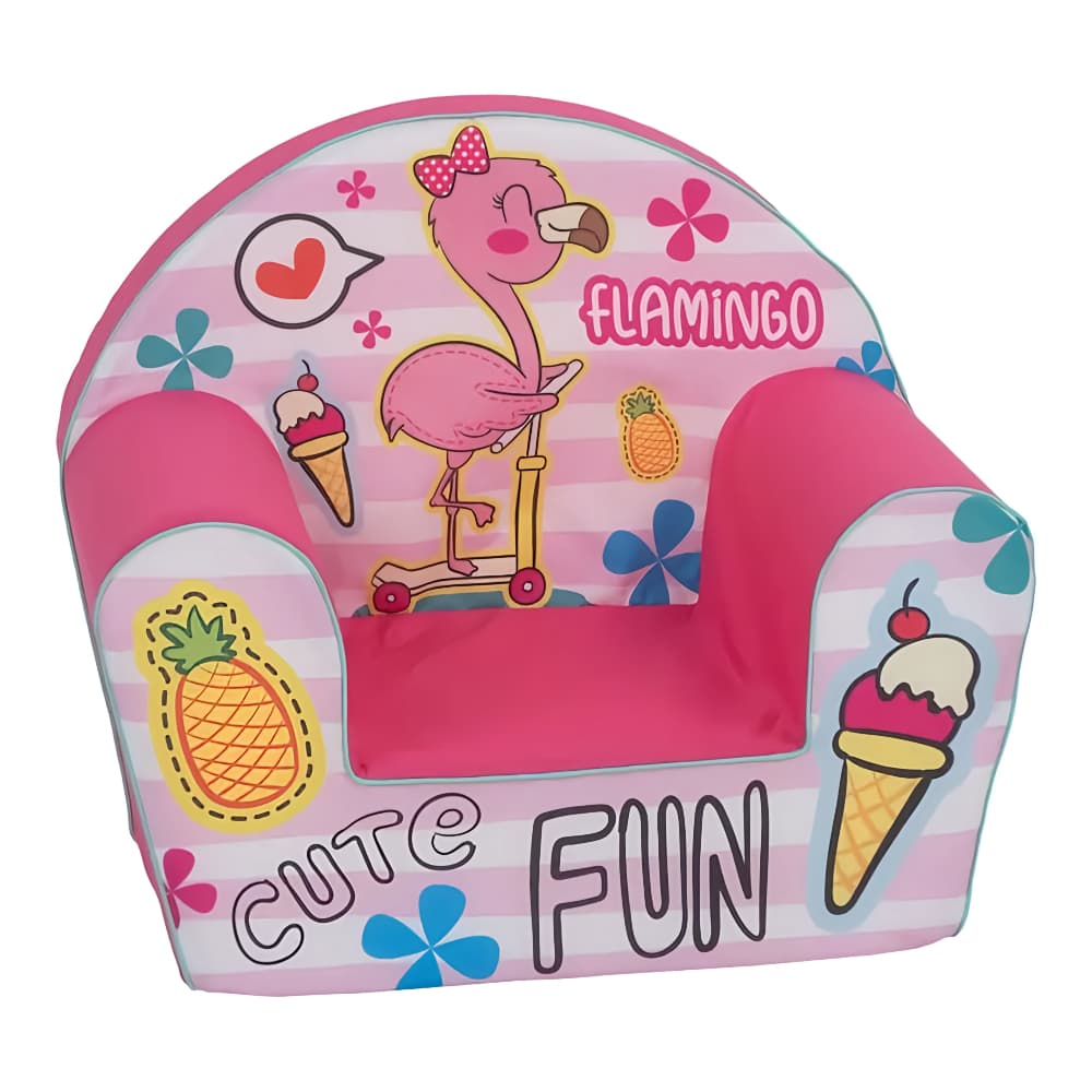 DELSIT Arm Chair - Flamingo Cute Fun