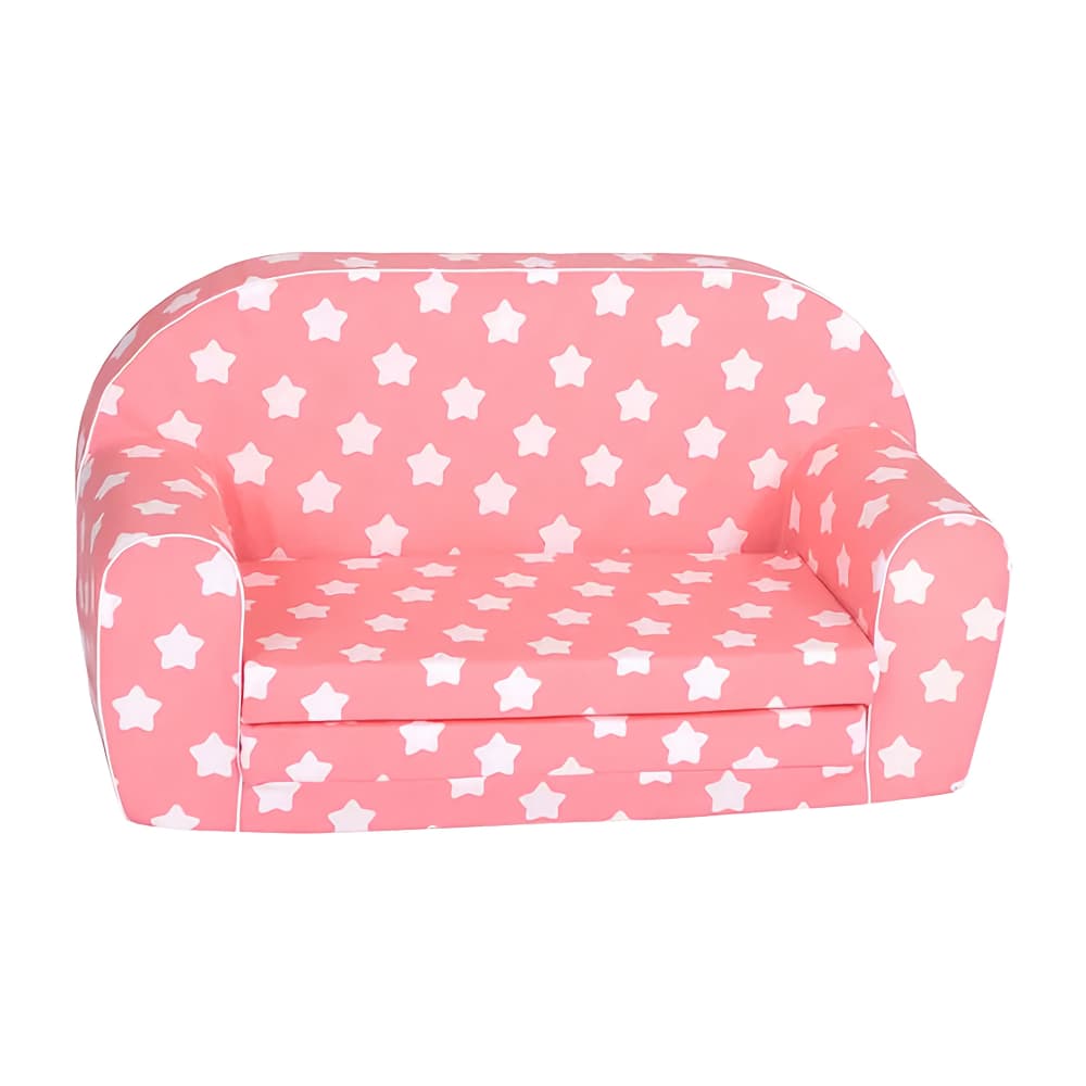 DELSIT Sofa Bed Pink with Stars - Pink