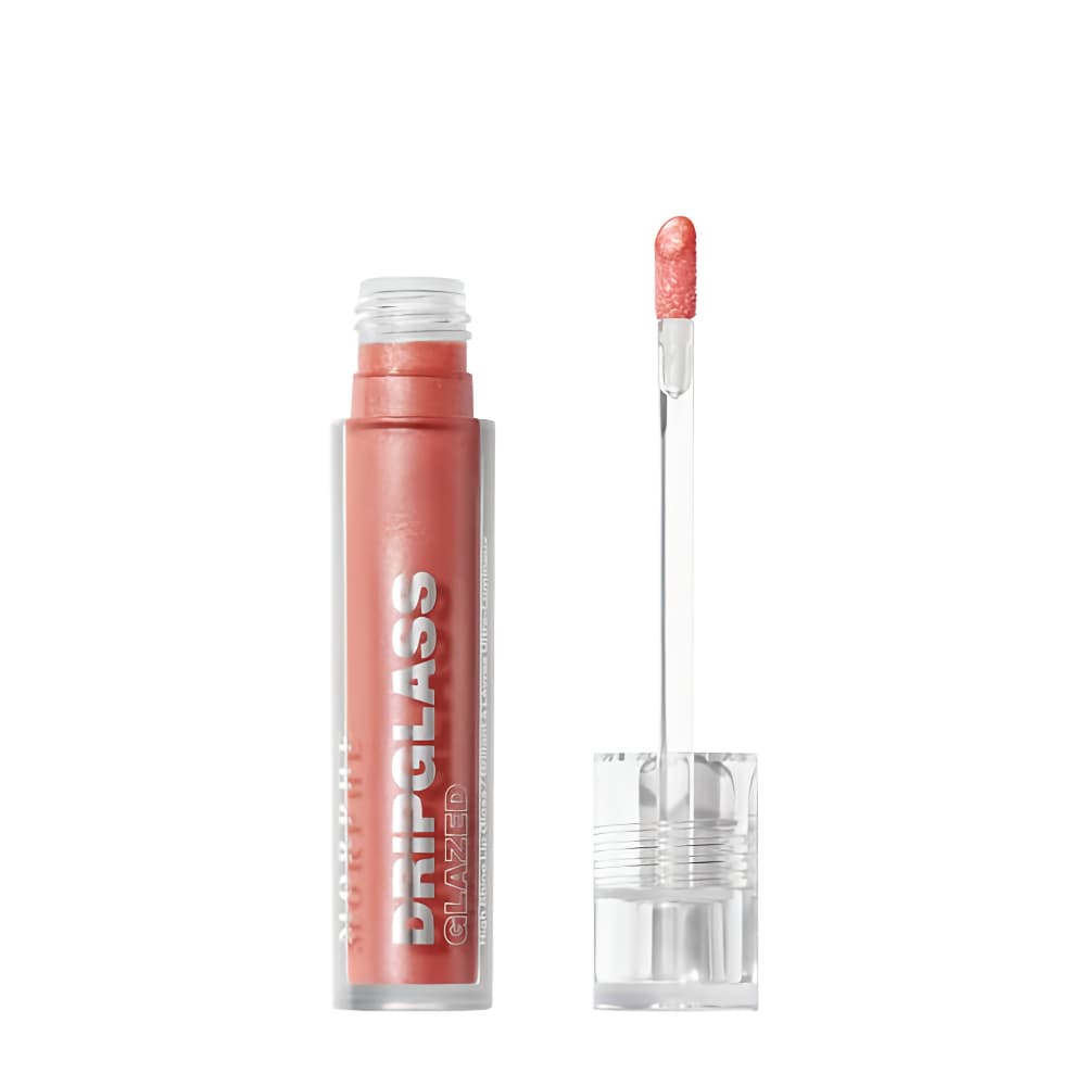 Morphe Aurascape Dripglass Glazed Highshine Pearlized Lip Gloss - Cosmic Coral