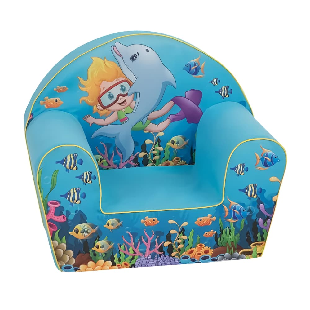 DELSIT Arm Chair - Sea Fun Blue