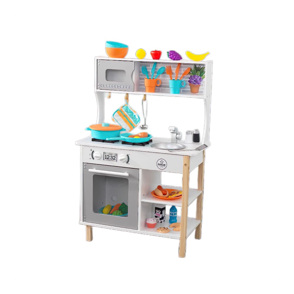 Kidkraft All Time Play Kitchen With Accessories