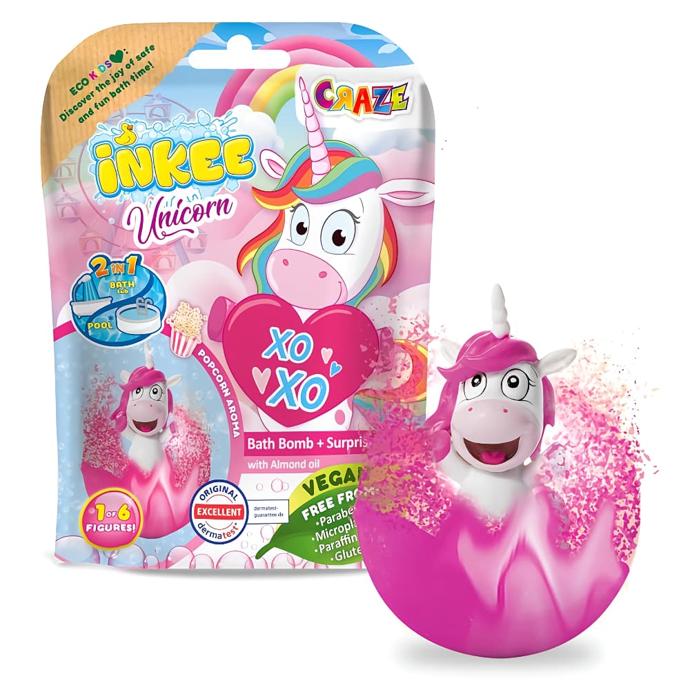 Inkee Bath Bomb with Surprise Unicorn