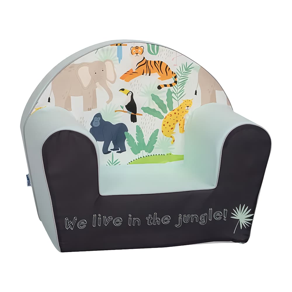 DELSIT Arm Chair Jungle On Celadon